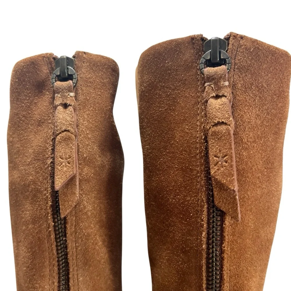 Splendid Danise Chestnut Suede Knee High Boots